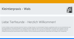 Desktop Screenshot of kleintierpraxis-wals.at